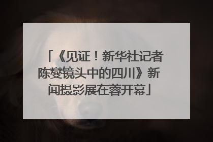 《见证！新华社记者陈燮镜头中的四川》新闻摄影展在蓉开幕