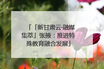 「新甘肃云·融媒集萃」张掖：推进特殊教育融合发展