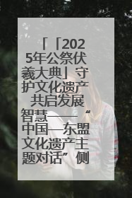 「2025年公祭伏羲大典」守护文化遗产 共启发展智慧——“中国—东盟文化遗产主题对话”侧记