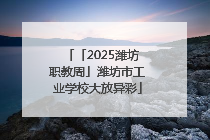 「2025潍坊职教周」潍坊市工业学校大放异彩