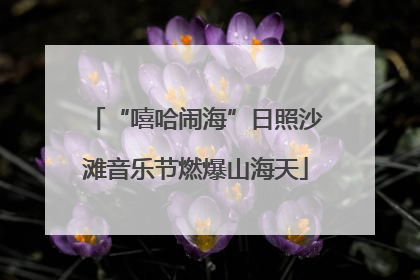 “嘻哈闹海”日照沙滩音乐节燃爆山海天