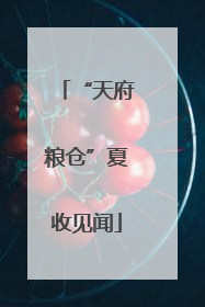 “天府粮仓”夏收见闻