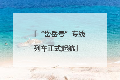 “岱岳号”专线列车正式起航
