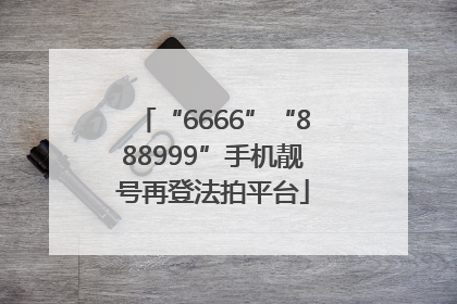 “6666”“888999”手机靓号再登法拍平台
