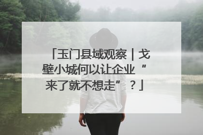 玉门县域观察｜戈壁小城何以让企业“来了就不想走”？