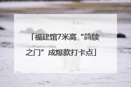 福建馆7米高“简牍之门”成爆款打卡点