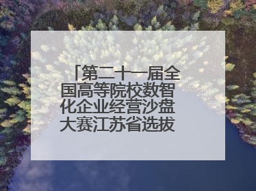 第二十一届全国高等院校数智化企业经营沙盘大赛江苏省选拔赛圆满落幕