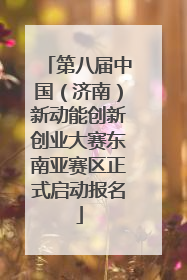 第八届中国（济南）新动能创新创业大赛东南亚赛区正式启动报名