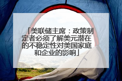 美联储主席：政策制定者必须了解美元潜在的不稳定性对美国家庭和企业的影响