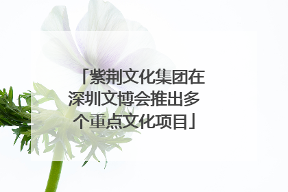 紫荆文化集团在深圳文博会推出多个重点文化项目