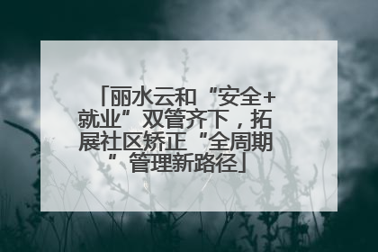 丽水云和“安全+就业”双管齐下，拓展社区矫正“全周期”管理新路径