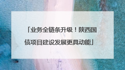 业务全链条升级！陕西国债项目建设发展更具动能