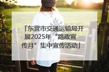东营市交通运输局开展2025年“路政宣传月”集中宣传活动