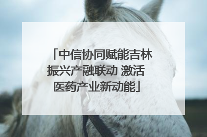 中信协同赋能吉林振兴产融联动 激活医药产业新动能