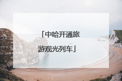 中哈开通旅游观光列车