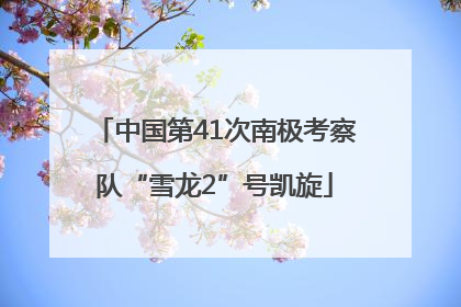 中国第41次南极考察队“雪龙2”号凯旋