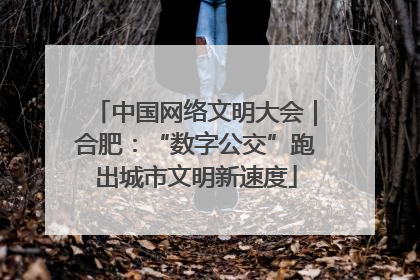 中国网络文明大会｜合肥：“数字公交”跑出城市文明新速度