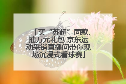 买“苏超”同款、抽万元礼包 京东运动采销直播间带你现场沉浸式看球赛