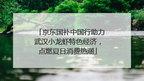 京东国补中国行助力武汉小龙虾特色经济，点燃夏日消费热潮