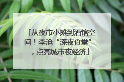从夜市小摊到酒馆空间！李沧“深夜食堂”，点亮城市夜经济