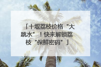十堰荔枝价格“大跳水”！快来解锁荔枝“保鲜密码”