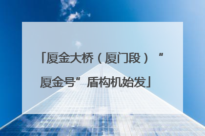 厦金大桥（厦门段）“厦金号”盾构机始发