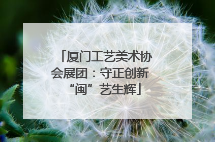 厦门工艺美术协会展团：守正创新 “闽”艺生辉