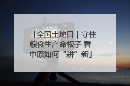 全国土地日｜守住粮食生产命根子 看中原如何“耕”新