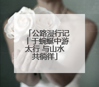 公路漫行记丨于蜿蜒中游太行 与山水共徜徉