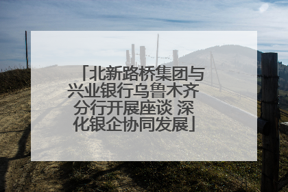北新路桥集团与兴业银行乌鲁木齐分行开展座谈 深化银企协同发展