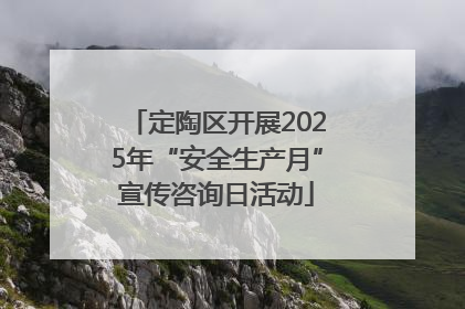 定陶区开展2025年“安全生产月”宣传咨询日活动