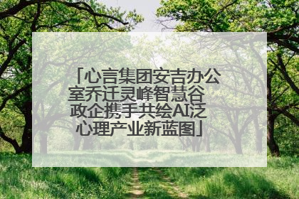 心言集团安吉办公室乔迁灵峰智慧谷 政企携手共绘AI泛心理产业新蓝图