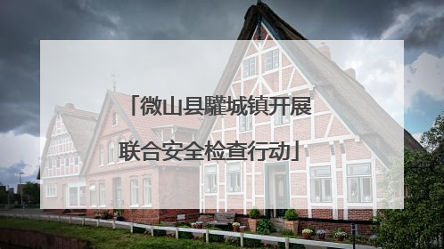 微山县驩城镇开展联合安全检查行动