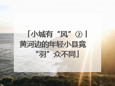 小城有“风”②丨黄河边的年轻小县竟“羽”众不同