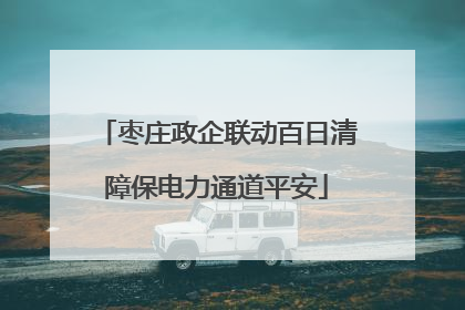 枣庄政企联动百日清障保电力通道平安