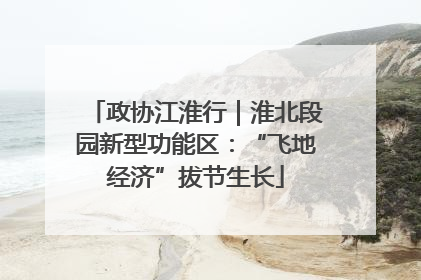政协江淮行｜淮北段园新型功能区：“飞地经济”拔节生长