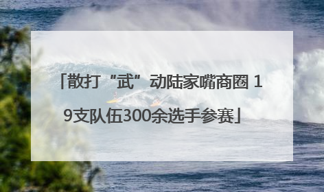 散打“武”动陆家嘴商圈 19支队伍300余选手参赛