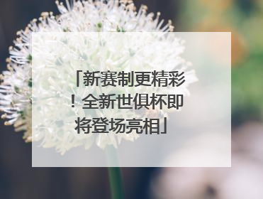 新赛制更精彩！全新世俱杯即将登场亮相