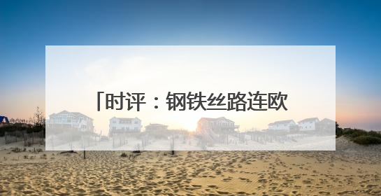 时评：钢铁丝路连欧亚，班列飞驰启新程