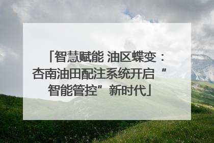 智慧赋能 油区蝶变：杏南油田配注系统开启“智能管控”新时代
