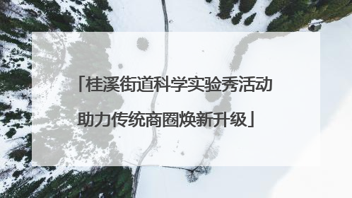 桂溪街道科学实验秀活动助力传统商圈焕新升级