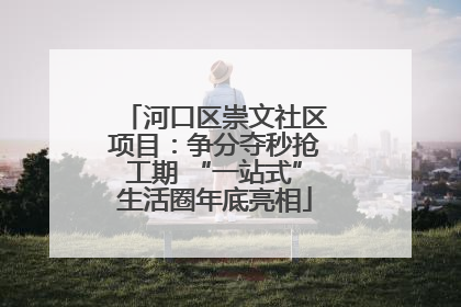 河口区崇文社区项目：争分夺秒抢工期 “一站式”生活圈年底亮相