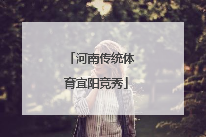 河南传统体育宜阳竞秀