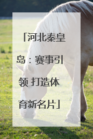 河北秦皇岛：赛事引领 打造体育新名片