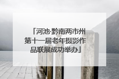 河池·黔南两市州第十一届老年摄影作品联展成功举办