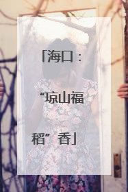 海口：“琼山福稻”香