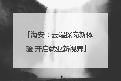 海安：云端探岗新体验 开启就业新视界