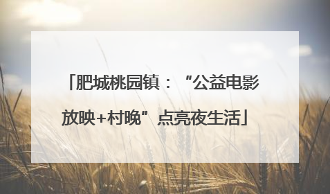 肥城桃园镇：“公益电影放映+村晚”点亮夜生活