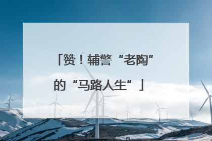赞！辅警“老陶”的“马路人生”
