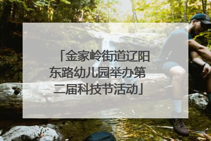 金家岭街道辽阳东路幼儿园举办第二届科技节活动